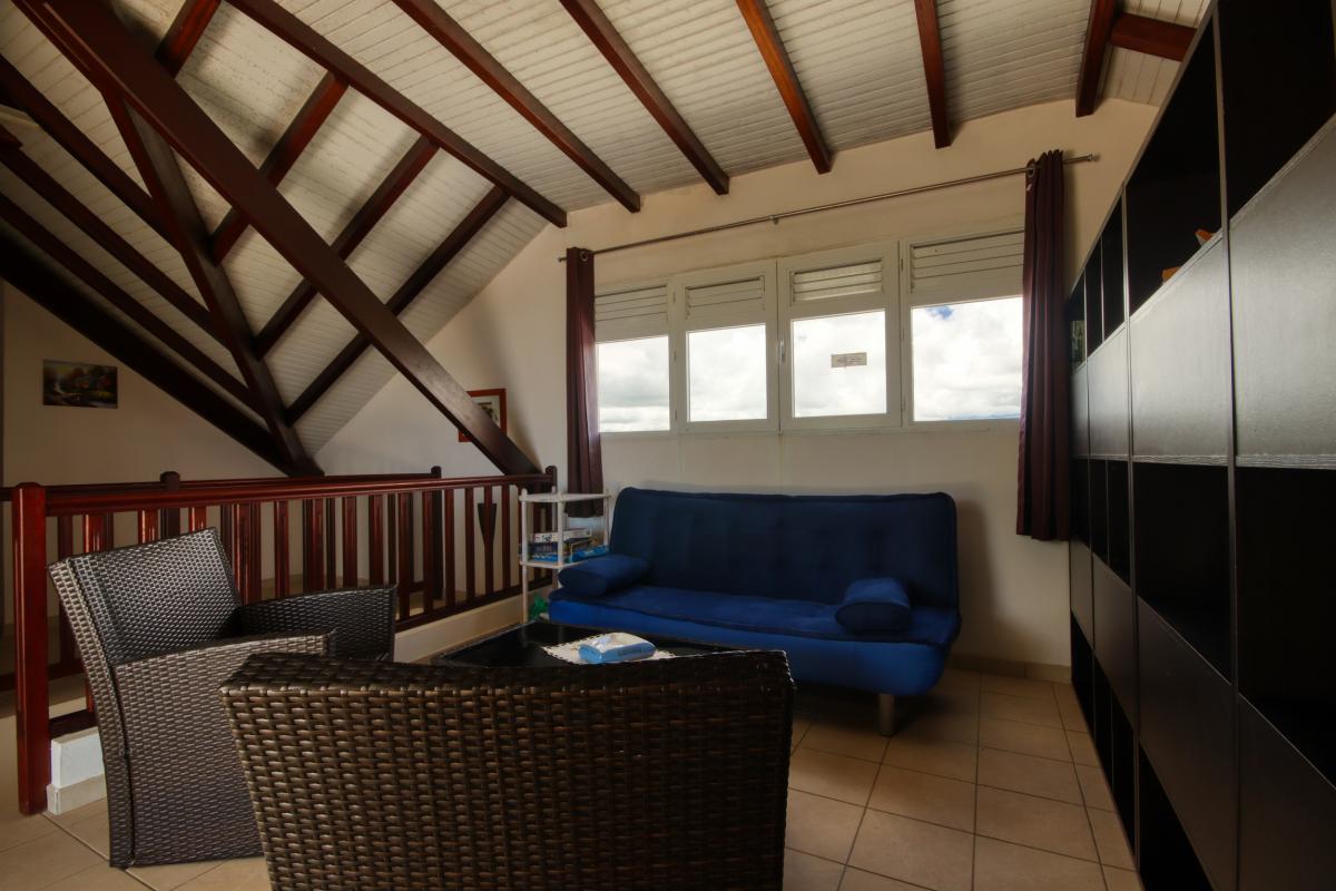 location de villa 8 personnes Martinique vue mer mezzanine 2